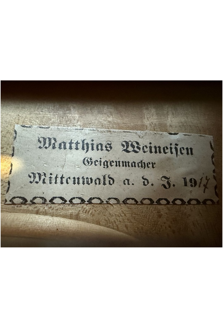 Weineisen Matthias - Mittenwald Anno 1917 - G-839